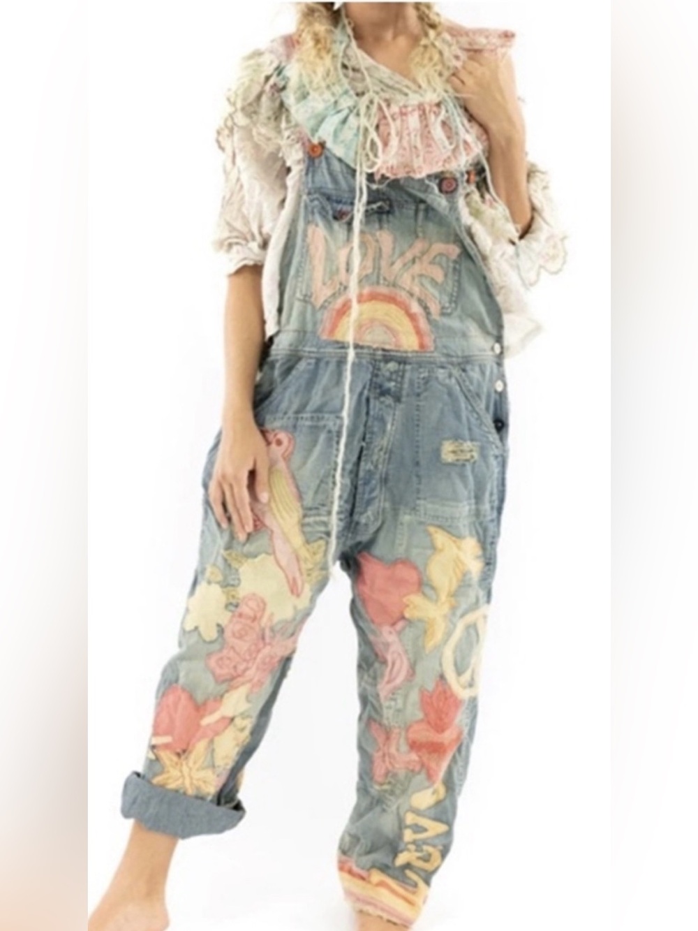 Magnolia Pearl Woodstock Love Overalls ❤️Special Edition❤️LIMITED RELEASE❤️